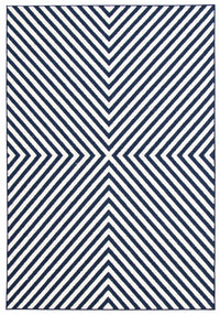 Carpette Dodie bleueivoire 4 pi 7 po x 6 pi 7 po