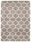 Carpette Alaura Trellis gris - 5 pi 3 pox 7 pi 3 po