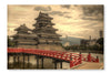  Matsumoto Castle In Matsumoto, Japan 16 po x 24 po : Cadre d'art mural et panneau de tissu