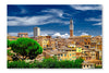  Sienna Italy 24 po x 36 po : Cadre d'art mural et panneau de tissu