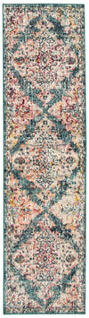 Carpette Raina Vintage turquoise - 2 pi 7 pox 10 pi 0 po