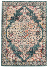 Carpette Raina Vintage turquoise - 3 pi 11 pox 6 pi 0 po