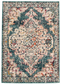 Carpette Raina Vintage turquoise - 3 pi 11 pox 6 pi 0 po