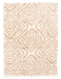 Carpette Agalia Abstract ivoire-beige - 5 pi 3 pox 7 pi 3 po
