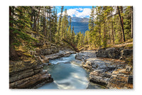 Nature Canada 2 28 po x 42 po : Oeuvre d’art murale en panneau de tissu sans cadre