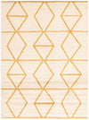 Carpette Anandi ivoire-or - 7 pi 10 pox 10 pi 2 po