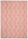 Carpette Neisha Abstract corail 5 pi 3 po x 7 pi 3 po