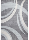 Carpette Roma Crescent grise 5 x 8