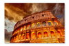 Colosseum in Rome 24 po x 36 po : Oeuvre d’art murale en panneau de tissu sans cadre