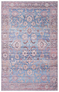 Carpette Boann bleue 5 pi 3 po x 8 pi 0 po