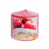 Chandelle pilier parfumée de 2,75 po x 3 po à arôme de croustade aux pommes - ensemble de 4 chandelles