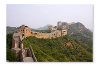  The Great Wall, China 16 po x 24 po : Cadre d'art mural et panneau de tissu