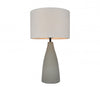 Lampe de table avec base en béton