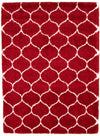 Carpette Alaura Trellis rouge - 3 pi 11 pox 6 pi 0 po