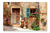 Old Charming Streets, Spain 28 po x 42 po : Oeuvre d’art murale en panneau de tissu sans cadre