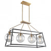 Luminaire suspendu de style cage Bridgetown à 4 ampoules