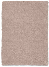 Carpette moelleuse Farley taupe - 2 pi 0 po x 3 pi 0 po 