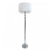 Lampe à pied Elegant Designs de style romantique tendance avec cristaux suspendus
