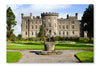  Irish Castle 28 po x 42 po : Cadre d'art mural et panneau de tissu