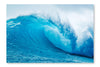  Beautiful Blue Ocean Wave 16 po x 24 po : Cadre d'art mural et panneau de tissu