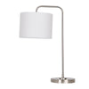 Lampe de table Hook de 22 po en acier brossé