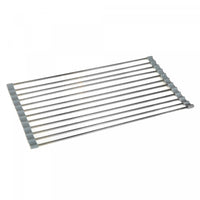 Grille polyvalente en acier inoxydable pour évier