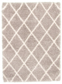 Carpette Agalia Diamond gris - 6 pi 7 pox 9 pi 6 po