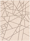 Carpette Sadie Abstract argent-noir - 3 pi 11 pox 5 pi 7 po