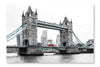 London Tower Bridge 24 po x 36 po : Oeuvre d’art murale en panneau de tissu sans cadre