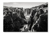  Canyon 24 po x 36 po : Cadre d'art mural et panneau de tissu