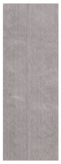 Carpette à poil long Hansol gris clair 2 pi 6 po x 7 pi 0 po