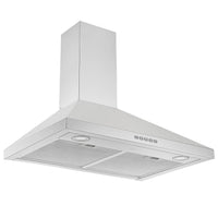  Hotte de cuisinière murale de style pyramidal convertible Ancona de 30 po - AN-1136 