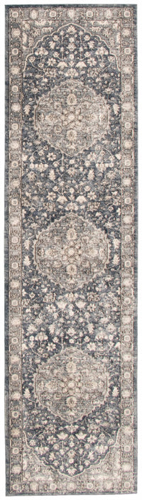 Carpette Octavian Tabriz gris - 2 pi 7 pox 8 pi 2 po