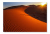 Sand Dunes in Sahara Desert 24 po x 36 po : Oeuvre d’art murale en panneau de tissu sans cadre