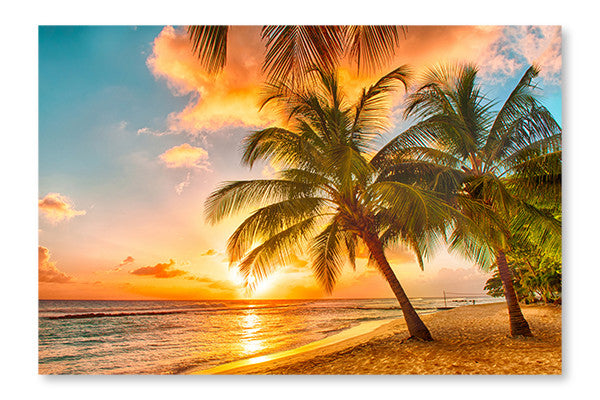 Barbados 28x42 Wall Art Fabric Panel Without Frame