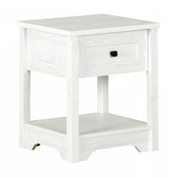 Table de nuit Hazen - pin blanc