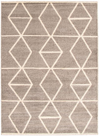 Carpette Anandi gris-ivoire - 7 pi 10 pox 10 pi 2 po