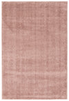 Carpette à poil long Lona rose 5 pi 3 po x 7 pi 6 po