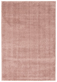 Carpette à poil long Lona rose 5 pi 3 po x 7 pi 6 po