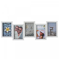 Cadres photo collage - blanc nuage, 5 cadres 4 x 6