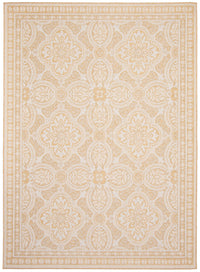 Carpette Neisha Traditional dorée 5 pi 3 po x 7 pi 3 po