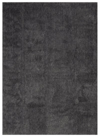 Carpette à poil long Hansol gris foncé 5 pi 0 po x 7 pi 0 po
