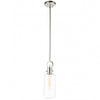 Grand luminaire suspendu Single en verre clair