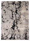 Carpette Senga gris-noir - 5 pi 3 pox 7 pi 3 po