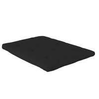 Matelas de futon Fletcher de DHP à rembourrage en polyester thermolié pour lit double - gris foncé