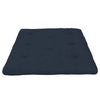 Matelas de futon Fletcher DHP à rembourrage en polyester thermolié pour lit double - bleu