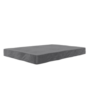 Matelas de futon Jayce de DHP à rembourrage en polyester 8 po pour lit double - gris