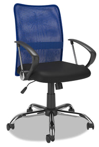 Chaise de bureau Andre - bleue