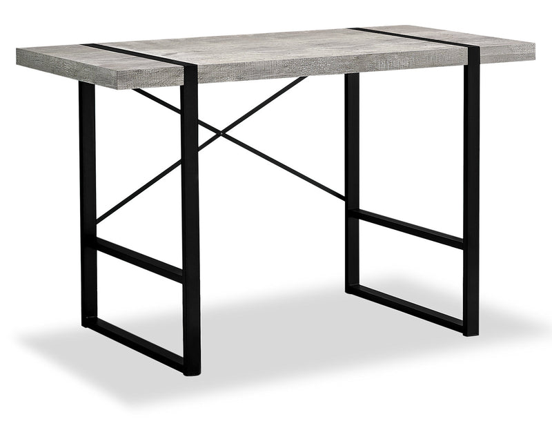 Avery Reclaimed Wood Look Desk - Grey