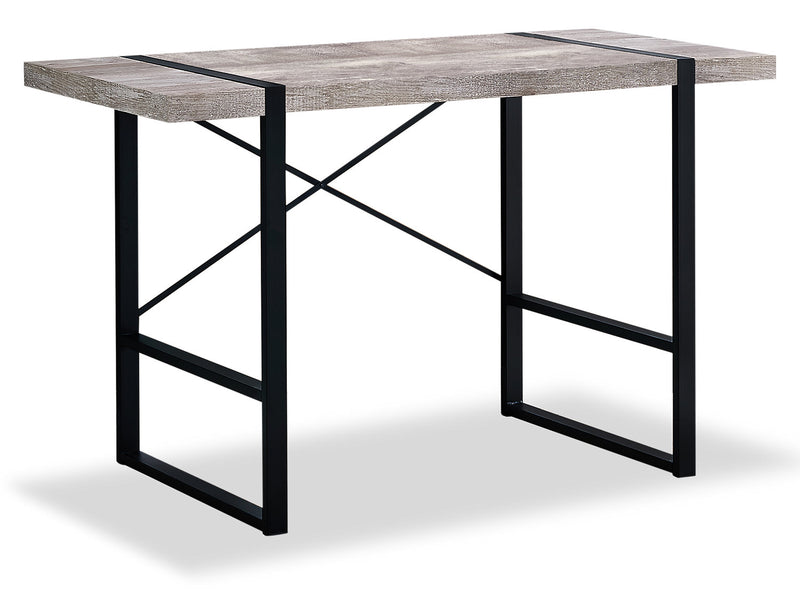 Avery Reclaimed Wood Look Desk - Taupe
